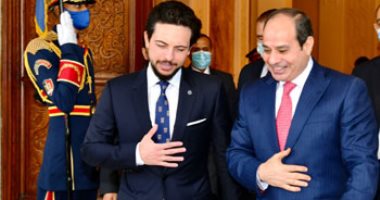 الرئيس السيسى يستقبل ولى عهد المملكة الأردنية الهاشمية.. صور