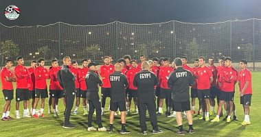 شوقى غريب يقود أول مران للمنتخب الأولمبى.. صور