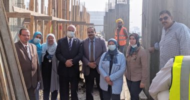 رئيس جامعة بنها يتفقد عددا من المشروعات الإنشائية بكلية الحقوق .. صور