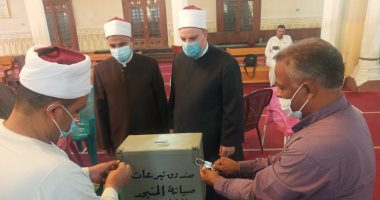 رفع صناديق التبرعات من مسجدى أسد بن الفرات وأنس بن مالك بالجيزة.. صور
