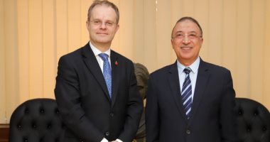 محافط الإسكندرية وسفير بريطانيا بالقاهرة يناقشان تعزيز سبل الشراكة المستقبلية