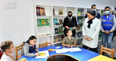 السيدة انتصار السيسى تتفقد مشروعات حياة كريمة بقرية شما في المنوفية