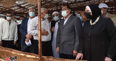 رئيس الوزراء يتفقد مجمع واحة الحرير بالوادى الجديد