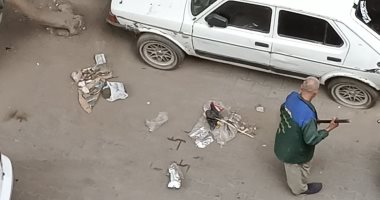 هيئة نظافة الجيزة تواصل أعمال تجميل وتنظيف شارع البحر الأعظم 