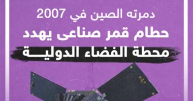 دمرته الصين فى 2007.. حطام قمر صناعى يهدد محطة الفضاء الدولية.. فيديو