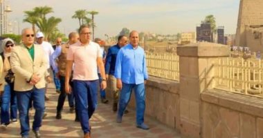 وزير السياحة ومحافظ الأقصر يتابعان أعمال التطوير بالمحافظة