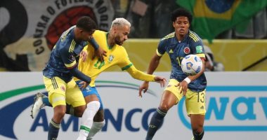 تصفيات كأس العالم 2022 .. شوط أول سلبى بين منتخب البرازيل وكولومبيا