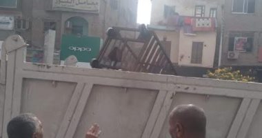 إزالة 208 حالة إشغالات من شوارع مدينة بنى سويف