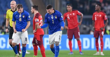 منتخب إيطاليا يتعادل مع سويسرا 1-1 والحسم فى الجولة الأخيرة.. فيديو