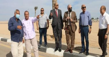 محافظ جنوب سيناء يتفقد مشروعات الكبارى العلوية والطريق الدائرى الجديد بشرم الشيخ