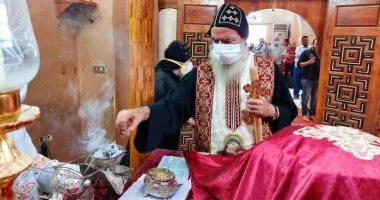 الكنيسة الأرثوذكسية تواصل احتفالات دير الشهيد العظيم مارجرجس بالرزيقات 