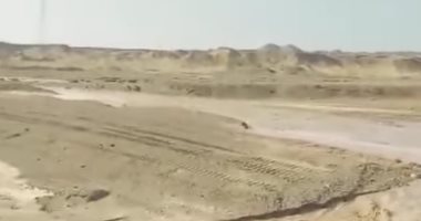 عودة سقوط الأمطار الغزيرة على مناطق حماطة ووادي الجمال جنوب مرسى علم.. صور