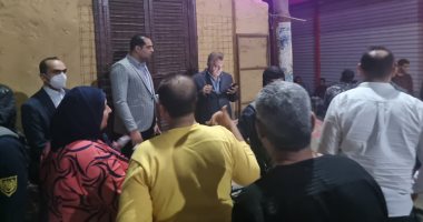 مدير أمن سوهاج ينتقل لمتابعة إخماد حريق معرض طهطا