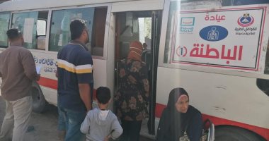 كشف طبى وصرف العلاج مجانا لأهالى قرية شط جريبة بدمياط ضمن مبادرة حياة كريمة