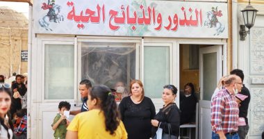 "شمع وماعز وخراف وعجول" نذور أبناء الكنيسة فى احتفالات دير مارجرجس بالرزيقات