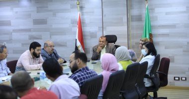 رئيس مياه المنيا يتابع مبادرة حياة كريمة وأعمال الشركة الحالية وخطط المستقبل