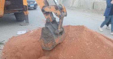 محافظ الشرقية يٌوجه بسرعة إصلاح هبوط أرضى بمنطقة الصيادين