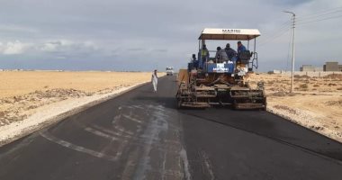 جهاز تعمير الساحل الشمالى: تنفيذ 75% من طريق شماس فى مطروح بـ16 مليون جنيه