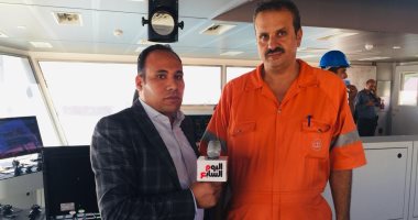 قائد الكراكة حسين طنطاوى يكشف تفاصيل توسعة المنطقة الجنوبية للقناة.. صور