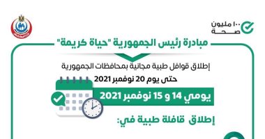 الصحة تطلق قافلتين طبيتين بأسوان ضمن مبادرة حياة كريمة