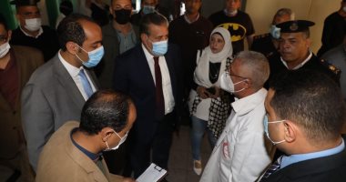 محافظ المنوفية يتفقد آثار حريق المستشفى التعليمى ويشكل لجنة لمراجعة وصلات الكهرباء