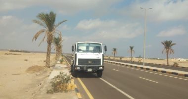 حملات نظافة وتجميل ورفع التراكمات والمخلفات بشوارع سفاجا .. صور 