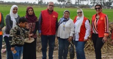 "حياة كريمة" .. قافلة خدمية ببرج العرب القديم للمياه و الصرف الصحى بالإسكندرية