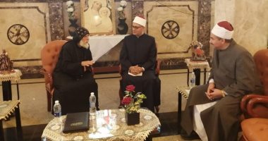 أمين مجمع البحوث الإسلامية يزور دير السيدة العذراء في جبل أسيوط.. صور