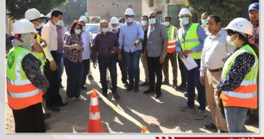 رئيس شركة مياه أسيوط يتابع نجاح تجربة ضغوط المياه بخط 6 بوصة 