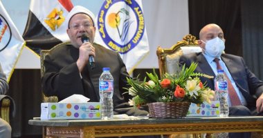مفتى الجمهورية يجيب عن أسئلة طلاب جامعة بني سويف: قادرون على التصدى لكافة التحديات