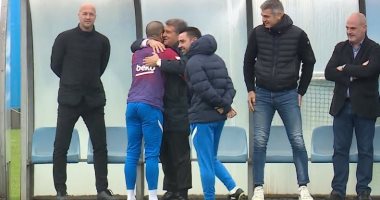 رئيس برشلونة يدعم تشافى قبل ديربى كتالونيا