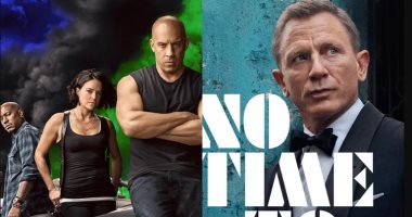 No Time to Die يتفوق على فيلم Fast & Furious 9 فى شباك التذاكر العالمى