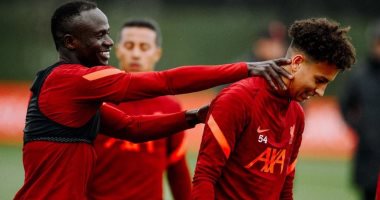ساديو مانى ينتظم فى تدريبات ليفربول قبل معركة أرسنال