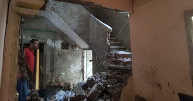 سماع أقوال سكان عقار بولاق الدكرور بعد انهياره جزئيا بسبب انفجار ماسورة غاز