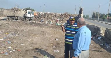 رفع 1000 طن من المخلفات الصلبة والقمامة ونقلها إلى الظهير الصحراوى بالمنيا 