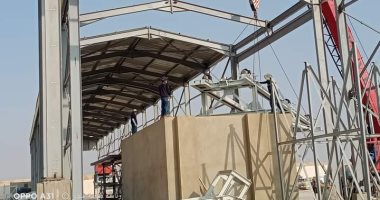 رئيس مدينة ملوى يتابع أعمال تطوير مصنع تدوير القمامة بتونا الجبل فى المنيا