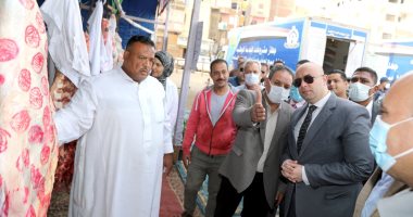 محافظ بنى سويف يفتتح منافذ بيع اللحوم بأسعار 120 جنيها للحوم البلدى و68 للمجمدة