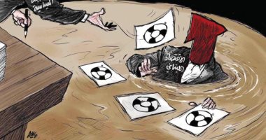 الطبقة السياسية اللبنانية تقدم محاولات مصطنعة لإنقاذ الاقتصاد فى كاريكاتير سعودى