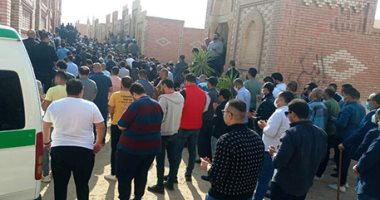 تشييع جثامين ضحايا حادث التنقيب عن الآثار في قنا