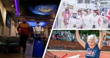 العالم هذا المساء.. مسنة تبدأ ممارسة رياضة الجرى فى عمر الـ101عام.. تدشين المعرض الميدانى الرقمى لـ"السنة النبوية" فى المسجد الحرام.. والعثور على معدن لم يسبق رؤيته من قبل داخل ماسه مستخرجة من باطن الأرض.. صور