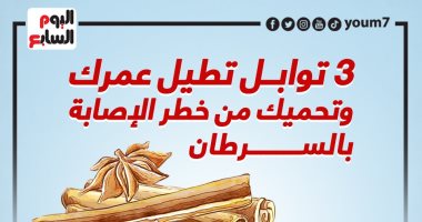 3 توابل تطيل عمرك وتحميك من خطر الإصابة بالسرطان.. إنفوجراف