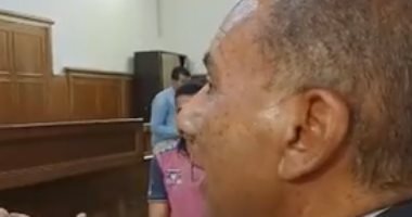 محاكمة الزوج قاتل زوجته أثناء تنفيذ حكم حضانة الأطفال بالدقهلية.. لايف