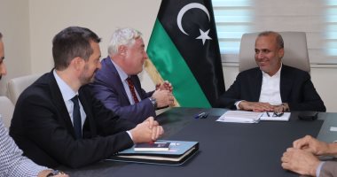 عبد الله اللافى يستعرض مشروع المصالحة الوطنية مع سفير النمسا لدى ليبيا