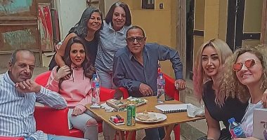 أشرف عبد الباقى وهنا الزاهد فى كواليس تصوير مسلسل "أنا وهى"