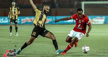 شوط سلبي بين الأهلي والمقاولون العرب فى الدوري الممتاز