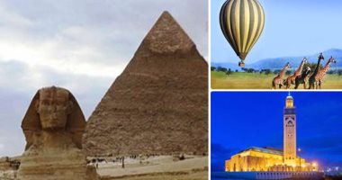 الكنز الأفريقى دليلك السياحى إلى القارة السمراء "أشهر 5 بلدان ساحرة".. مصر الأبرز حضارة 7000 سنة.. المغرب هضاب خلابة.. كينيا طبيعة وسفارى.. شواطئ جنوب أفريقيا أهم أسباب الجذب السياحى