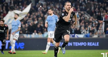 يوفنتوس يتفوق على لاتسيو بهدف بونوتشى بالشوط الأول فى الدورى الإيطالي 