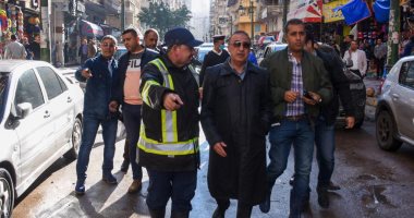 محافظ الإسكندرية : تم تصريف مياه الأمطار المتراكمة بشارع خالد بن الوليد 