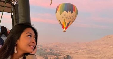 "البالون الطائر" رحلات السحر والجمال فى البر الغربى بالأقصر 
