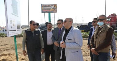 محافظ بنى سويف: إنشاء ميدان حضارى بالناحية الشرقية لمحور عدلى منصور .. صور